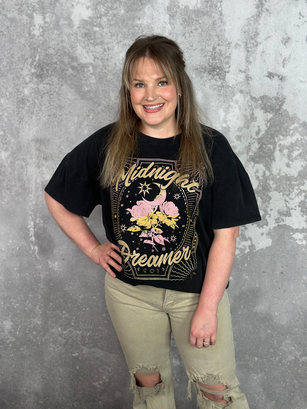 Midnight Dreamer Graphic Top/Dress (Small - 3X) - FINAL SALE