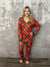 Buttery Shirley Lounge Set - Green/Red Plaid (Small - 3X) *NEW