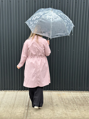Wind Resistant Trench Overlay - Blush