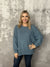 Doorcrasher - Soft Brushed Blue Long Sleeve (Small - 3X) - FINAL SALE