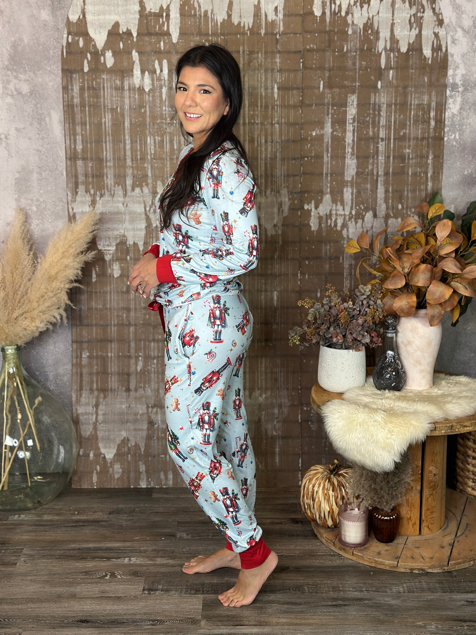 Buttery Shirley Lounge Sets - Nutcracker - (Small - 3X)