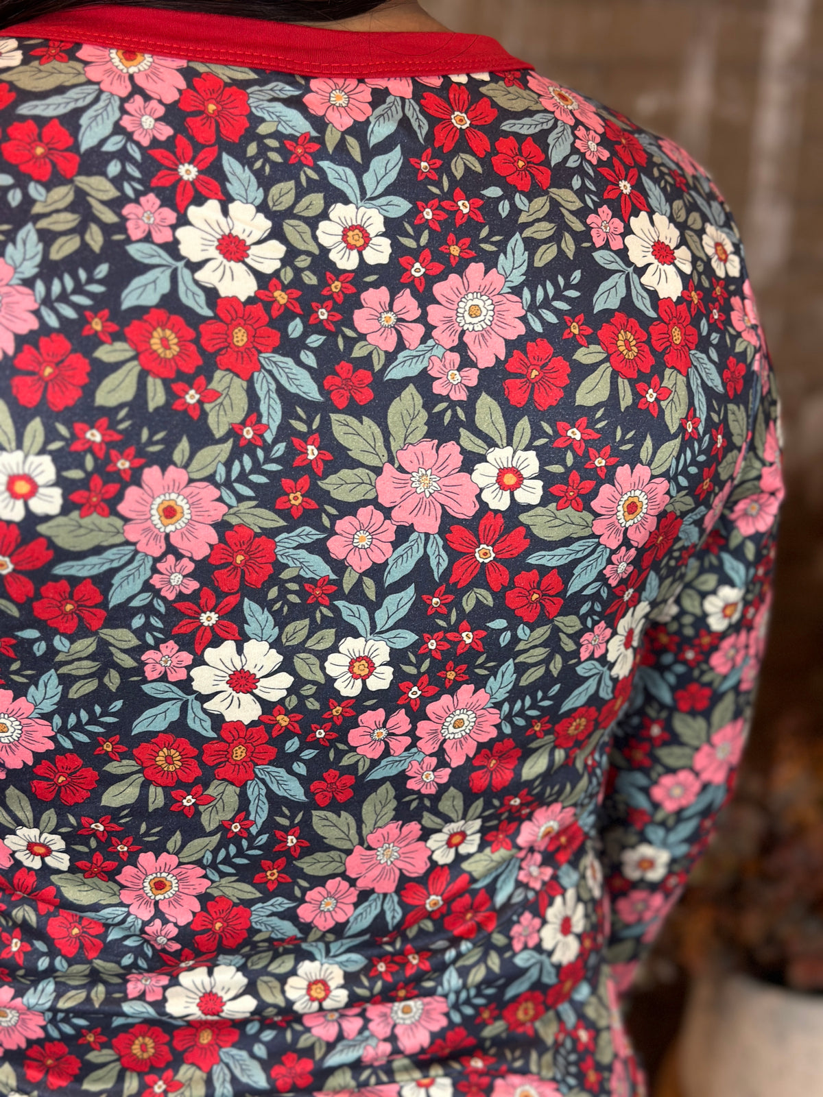 Buttery Shirley Lounge Sets - Christmas Floral  - (Small - 3X)