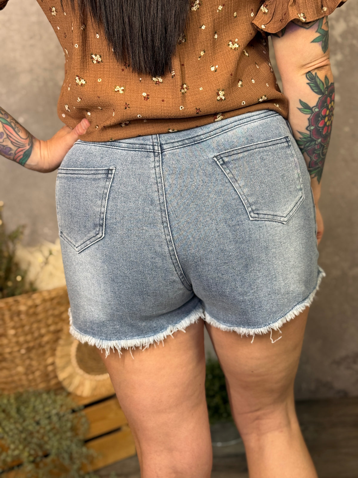 Braided Detail Shorts