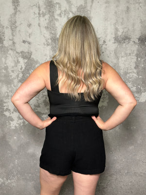 Thick Strap Square Neckline Bodysuit  (Small - 3X) FINAL SALE