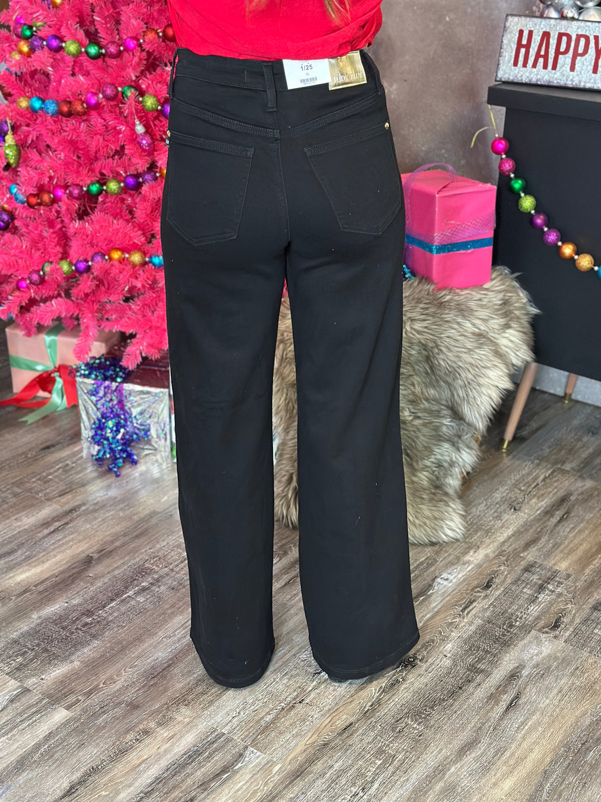 Judy Blue High Waisted Retro Gold Patch Jean (sizes 24-24W)