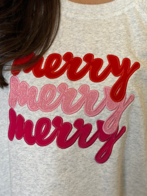 Grey Merry Sweatshirt