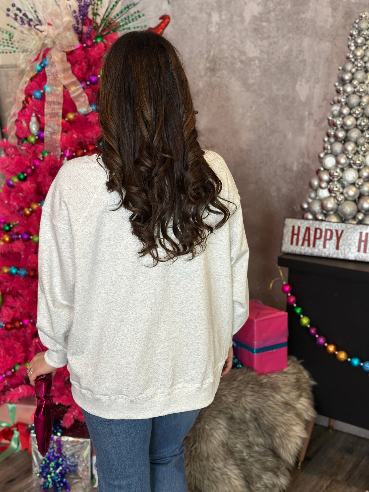 Grey Merry Sweatshirt