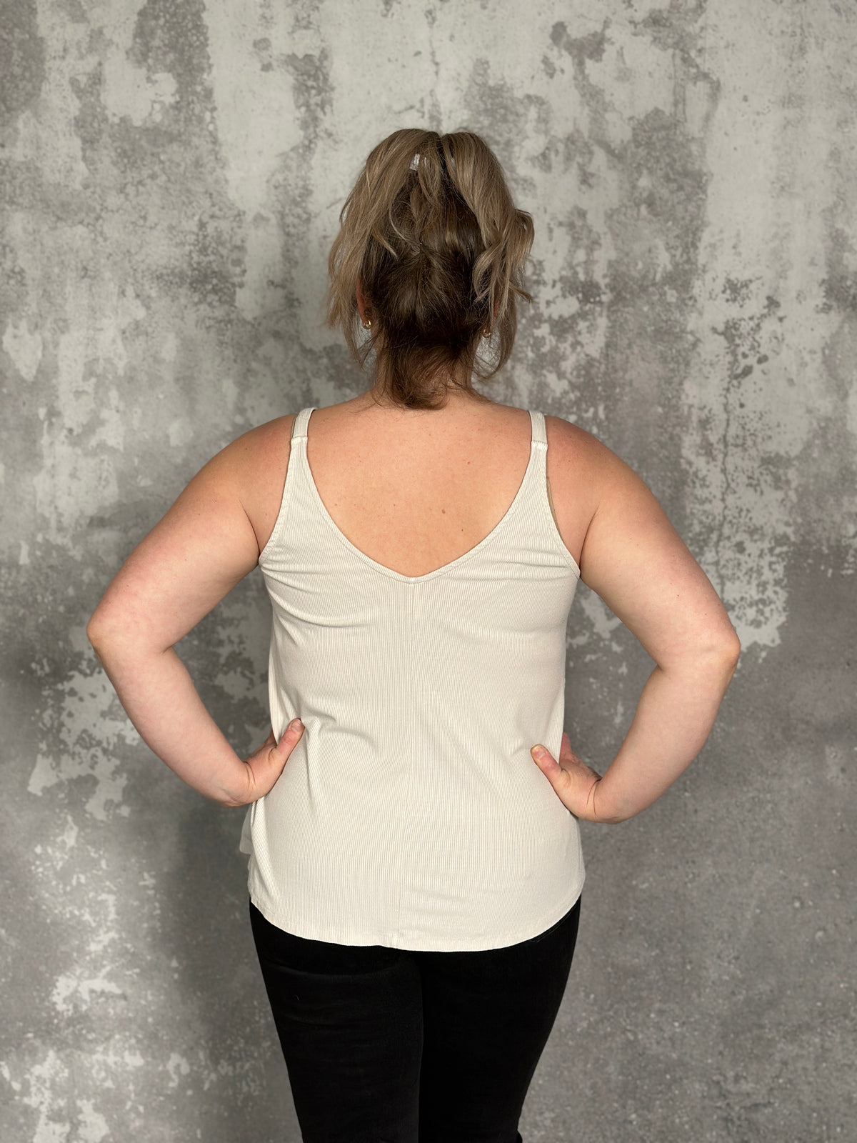 The Penny Tank - Ivory - FINAL SALE