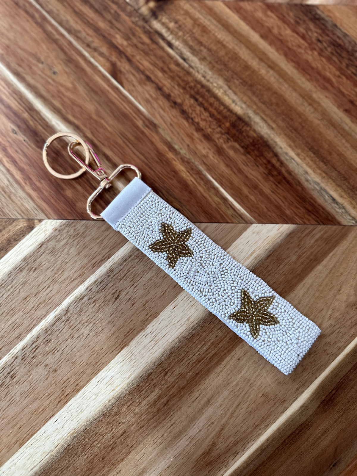 Star Beaded Keychain - 5 Colors