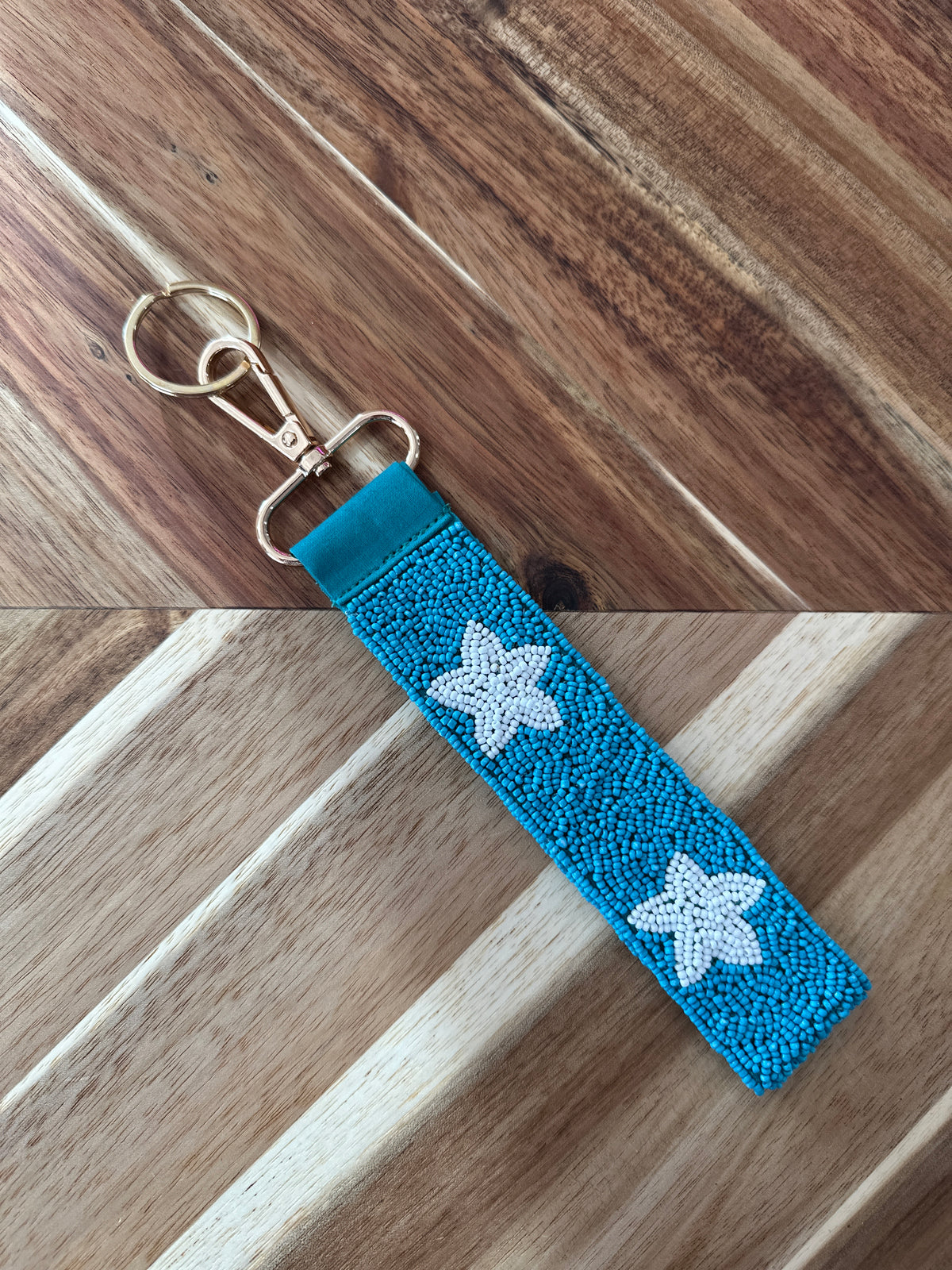 Star Beaded Keychain - 5 Colors