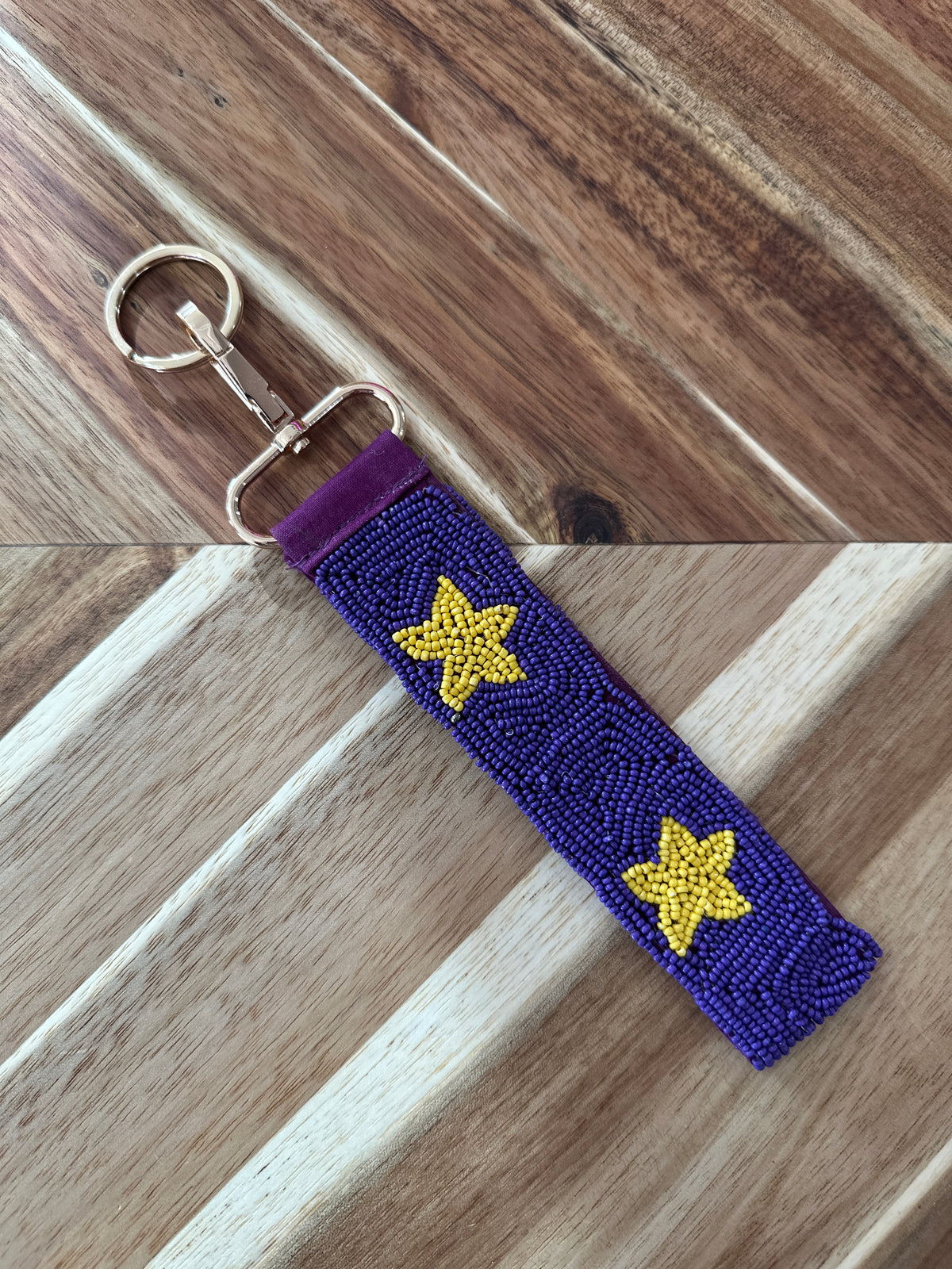 Star Beaded Keychain - 5 Colors