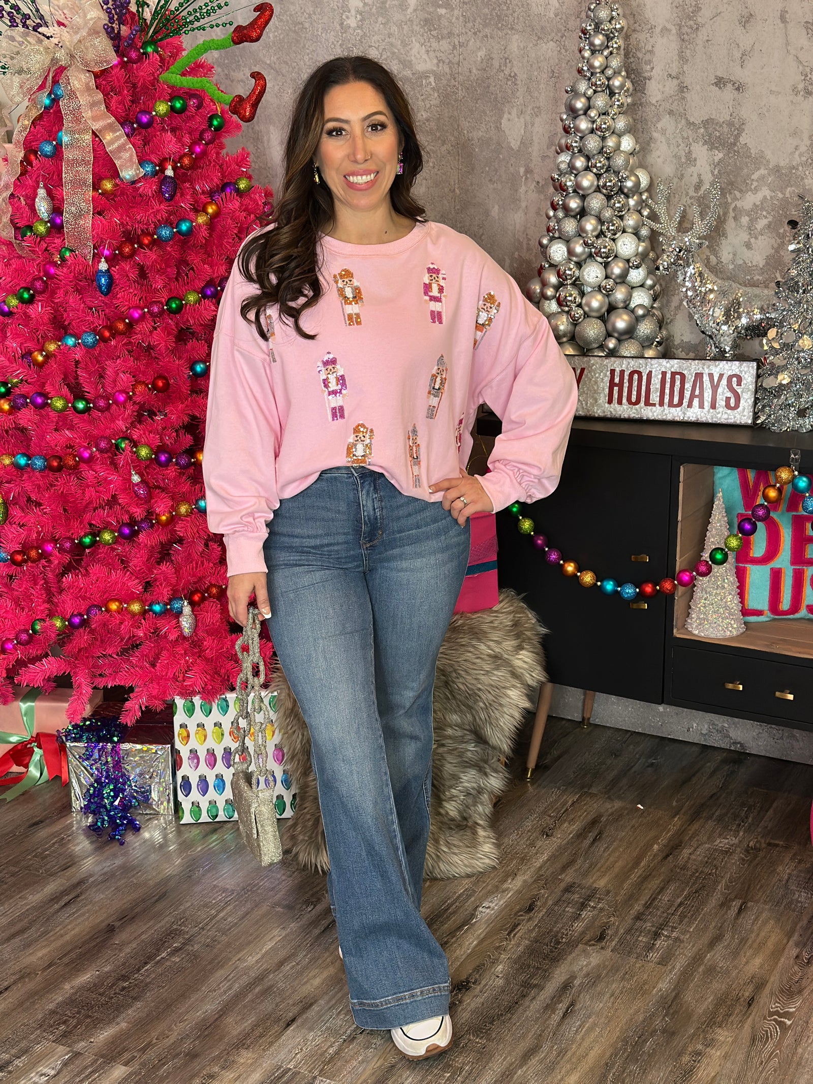 Pink Nutcracker Sweatshirt