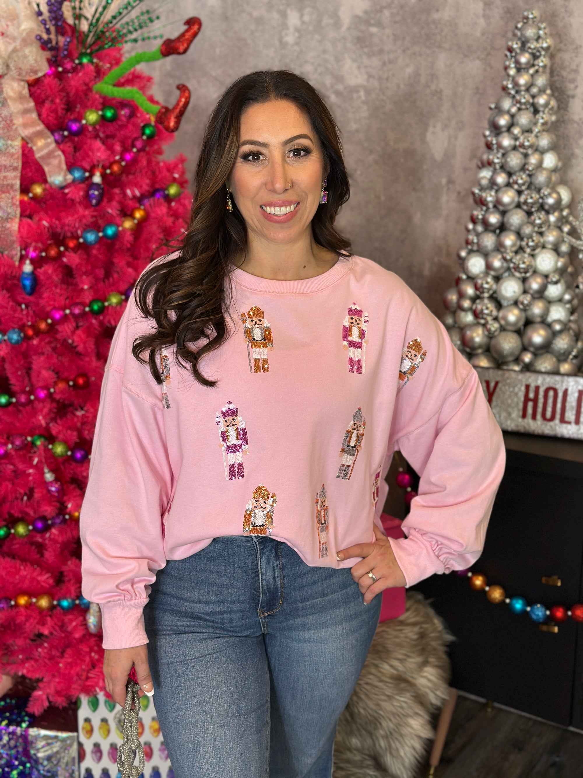 Pink Nutcracker Sweatshirt