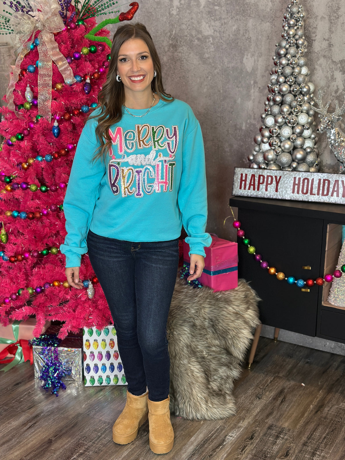 Merry and Bright Sweatshirt