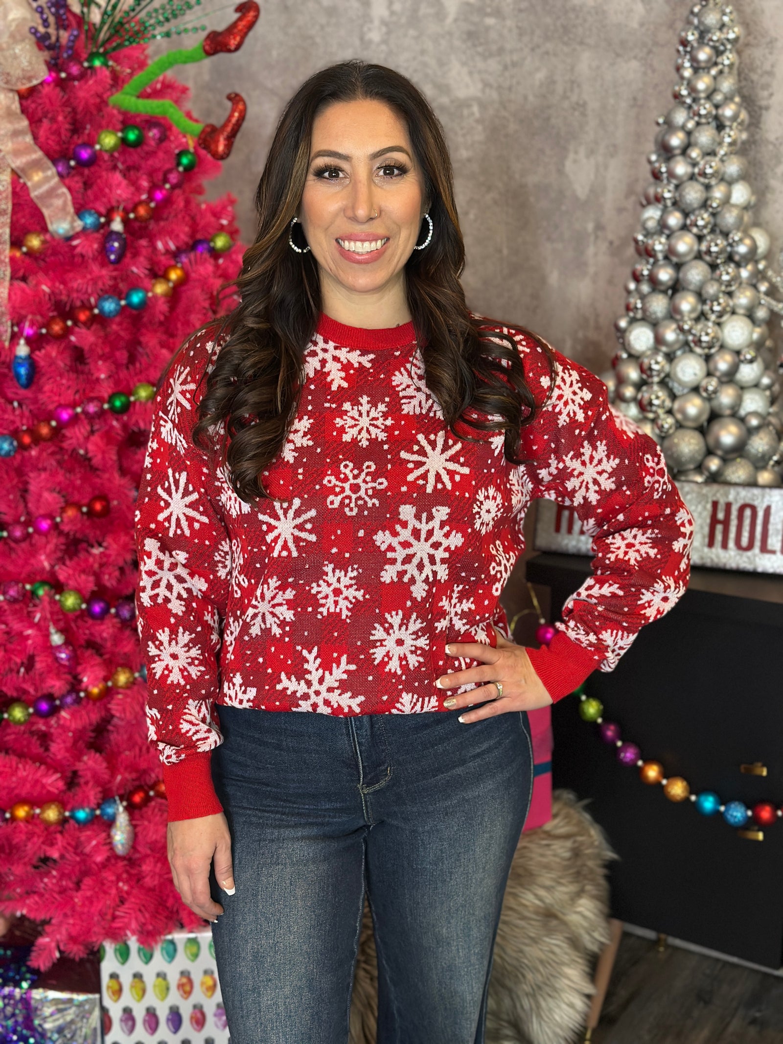 DOORCRASHER - Red Snowflake (Small - 3X) - FINAL SALE