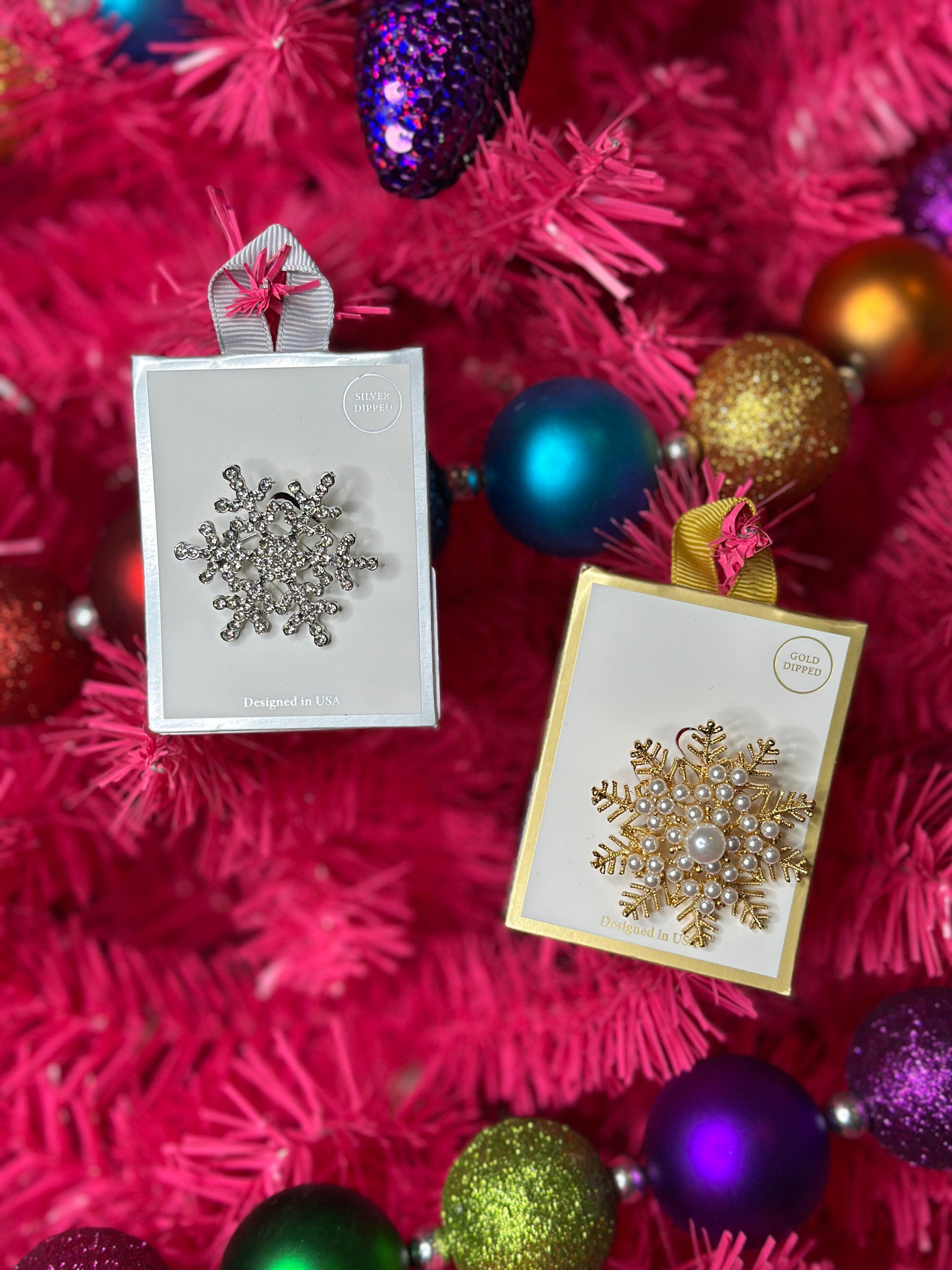 DOORCRASHER - Snowflake Brooch - FINAL SALE