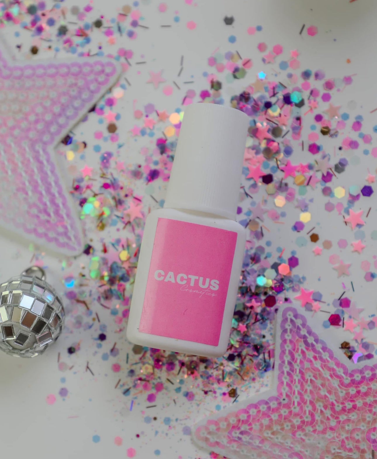 Glue On Nails - Purple Floral