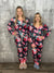 Buttery Shirley Lounge Set - Pink Bloom (Small - 3X) *NEW