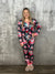 Buttery Shirley Lounge Set - Pink Bloom (Small - 3X) *NEW