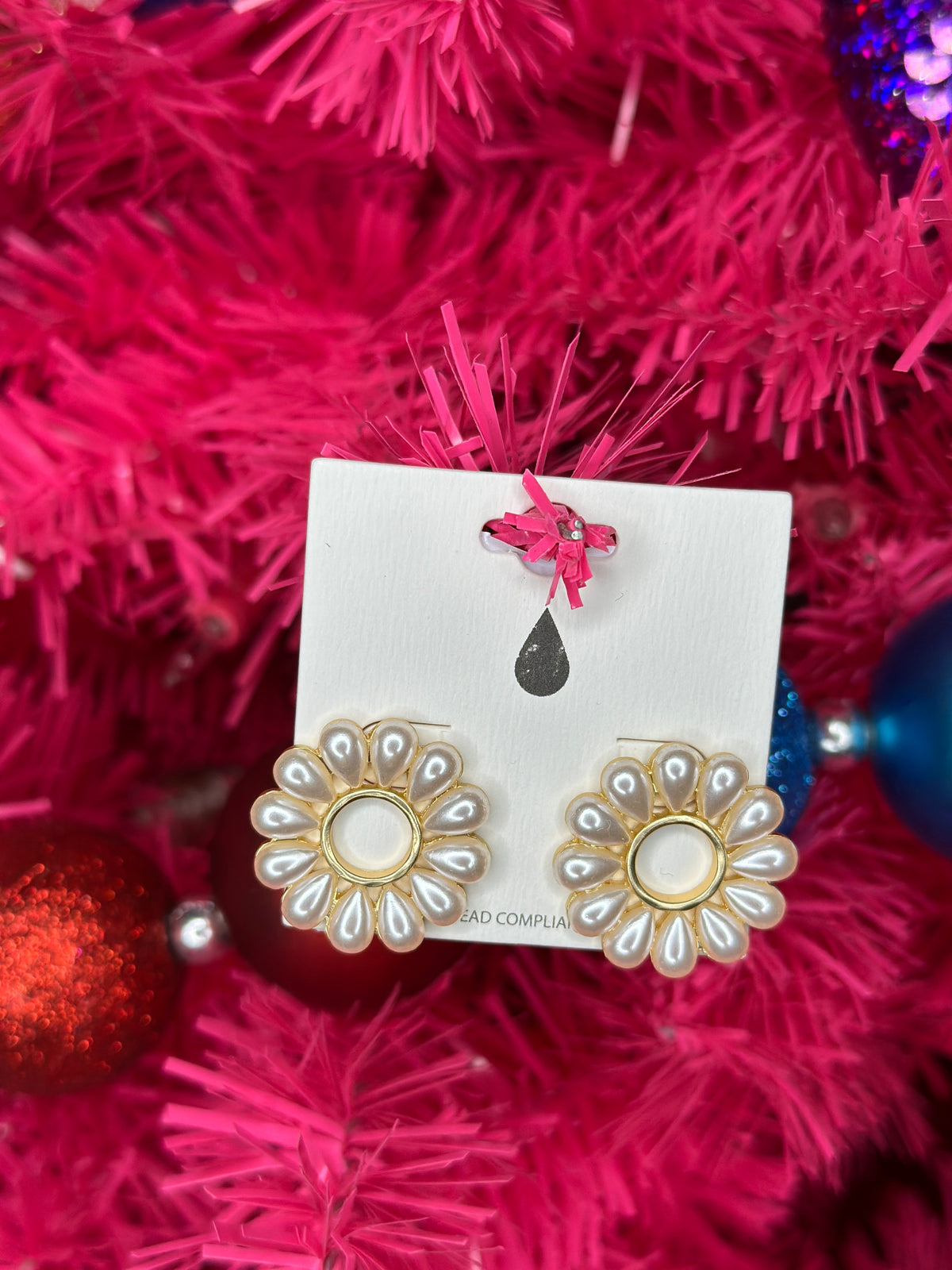 Pearl Flower Earring