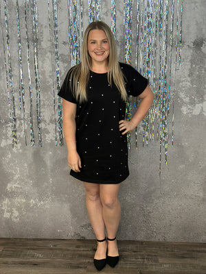 Studded Tshirt Dress