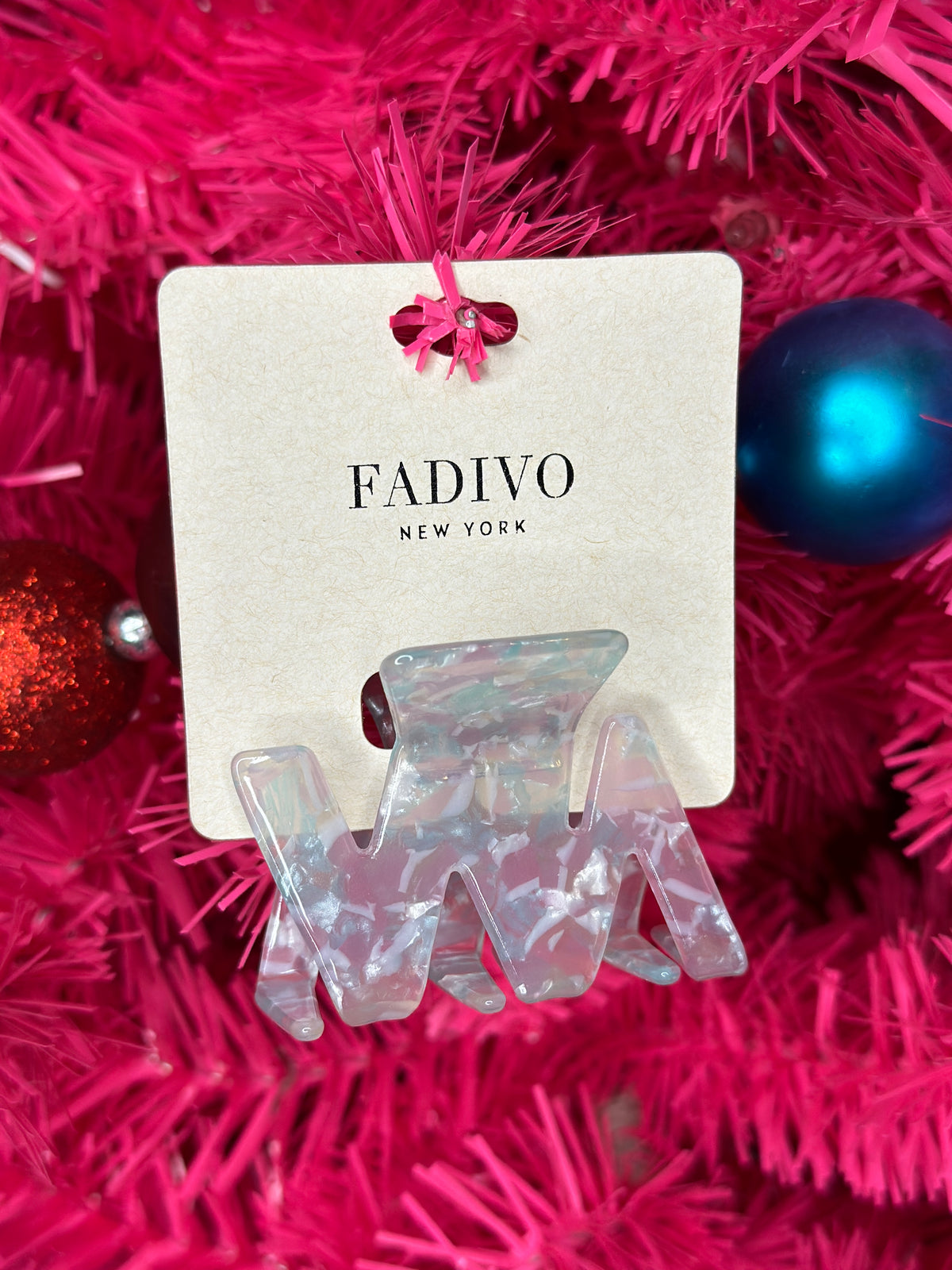 Teal/Purple Claw Clip