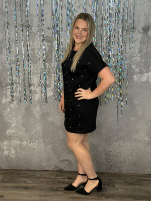 Studded Tshirt Dress