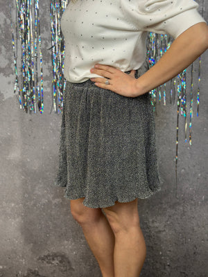 Tinsel Skirt - Silver