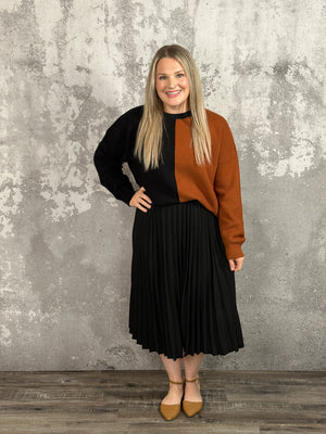 Pleated Penny Skirt