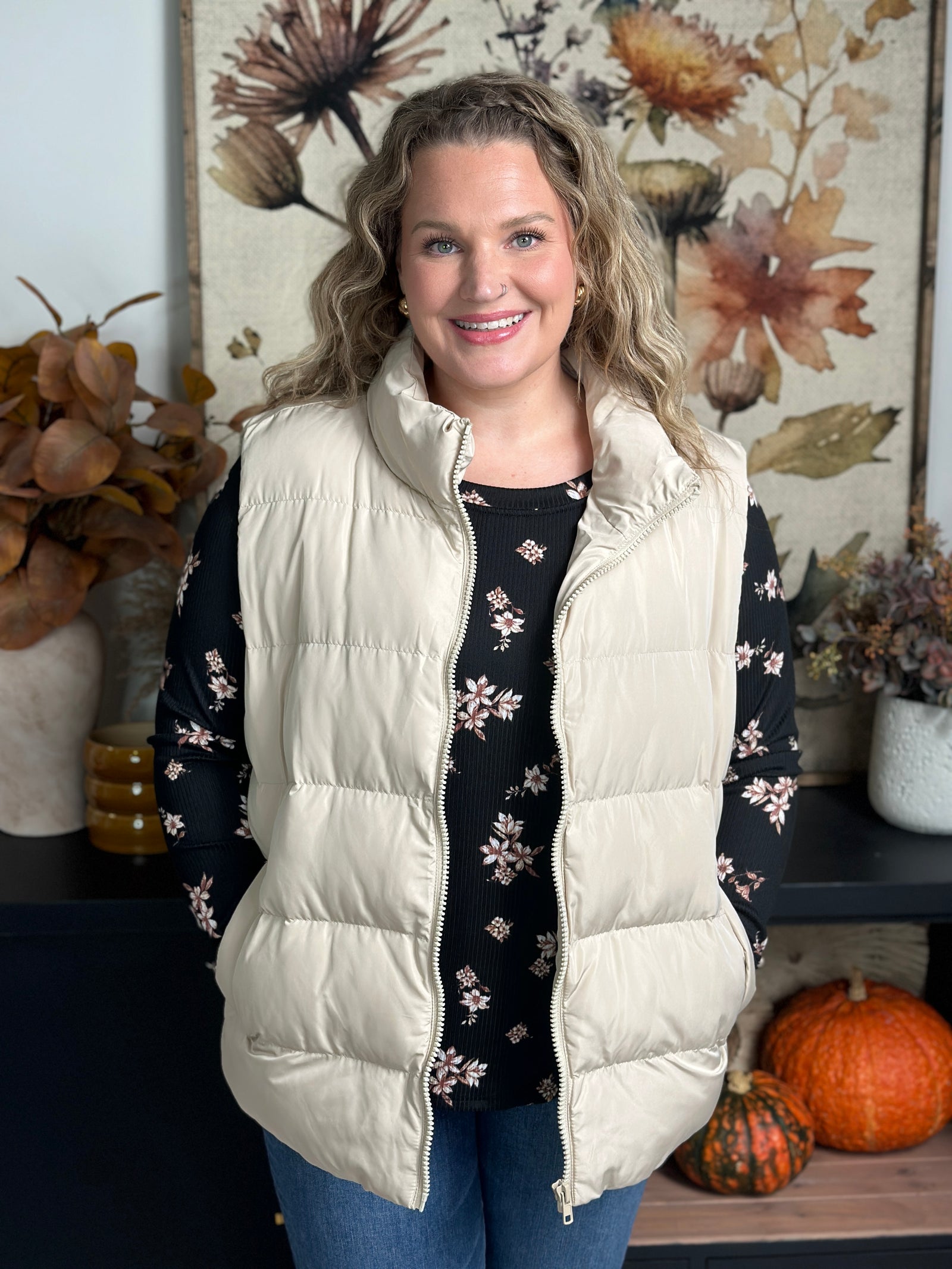 Josie Women's Club Style Leather Vest (Limited Edition)