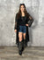 Lace Ruffle Duster with all over sparkle studs (Small - 2X)