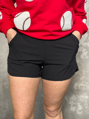 Ball Park Athletic short with spandex short lining (Small - 3X)