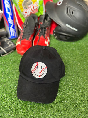 Happy Baseball Ball Cap - 2 Colors