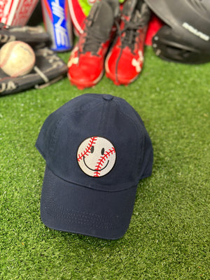 Happy Baseball Ball Cap - 2 Colors