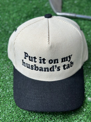 Husband's Tab Corduroy Ball Cap - 2 Colors