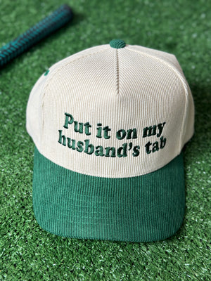 Husband's Tab Corduroy Ball Cap - 2 Colors
