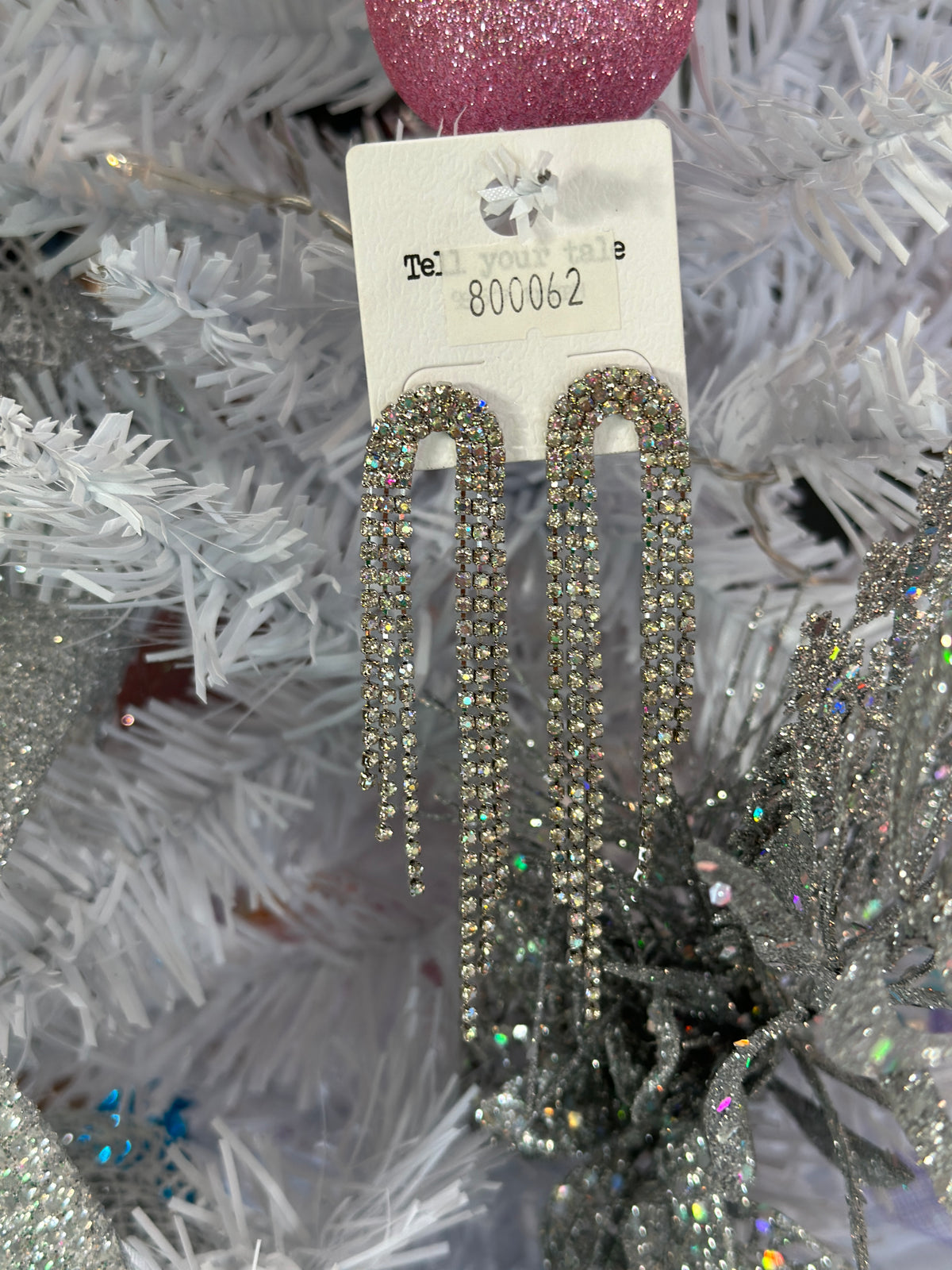 Jingle Iridescent three Strand Earring