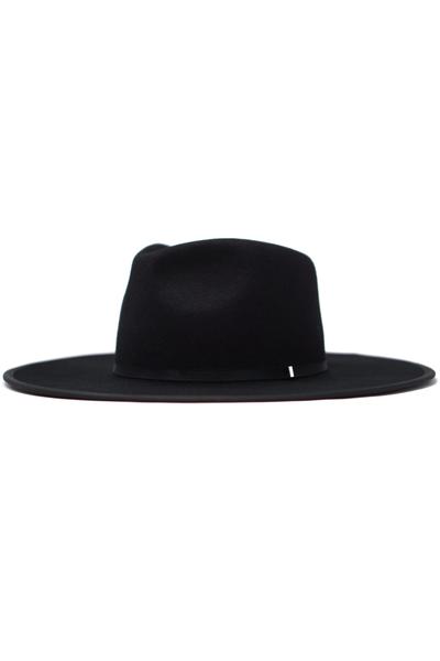 The Billie Olive and Pique Wool hat - Black