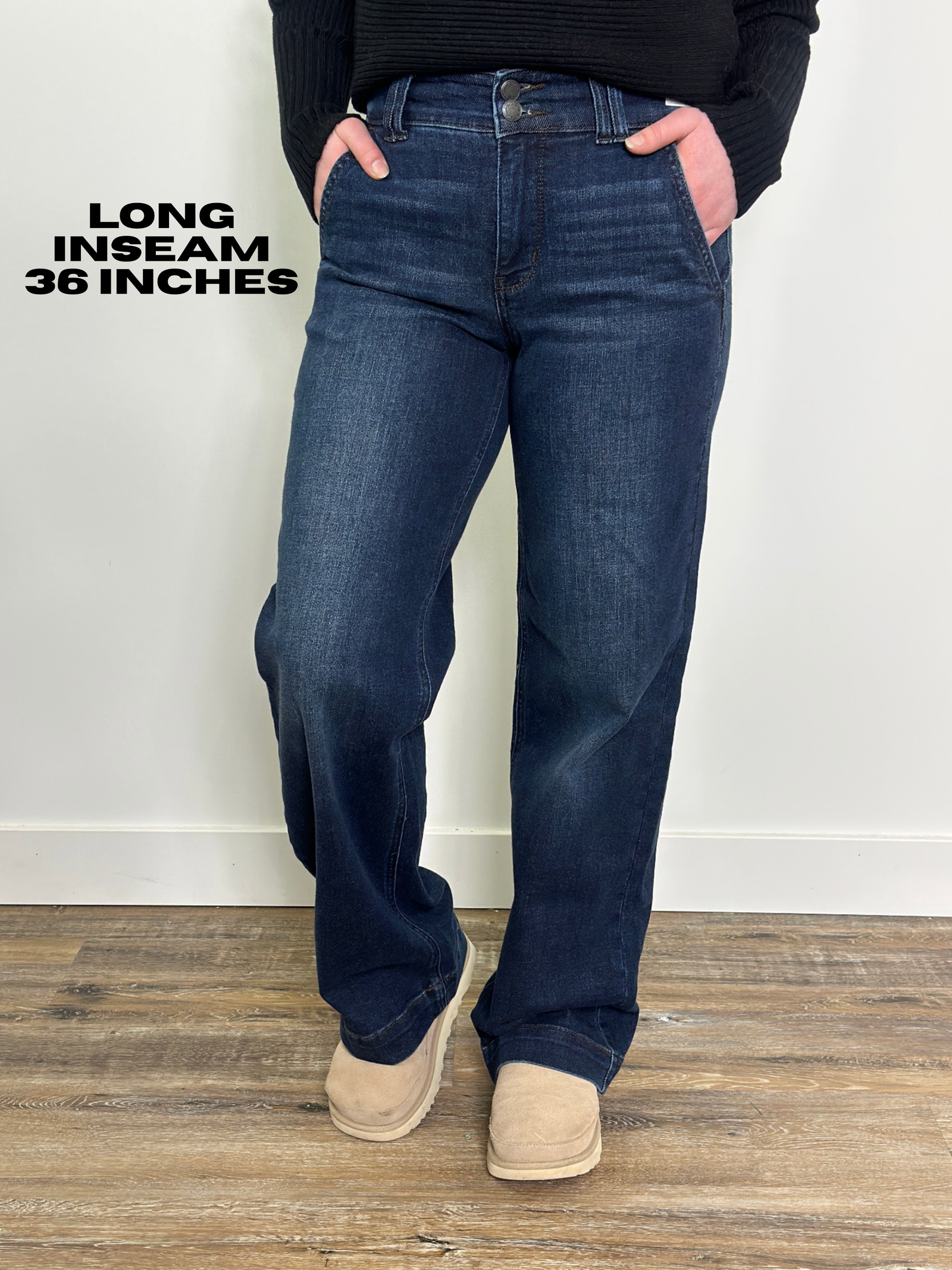 Judy Blue High Waisted Tilly Trouser - LONG INSEAM (sizes 24-24W)