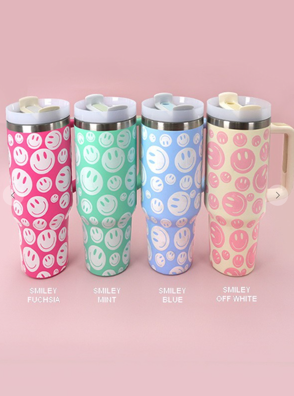 40 oz Stainless Steel Tumbler RESTOCK - NEW PRINTS!