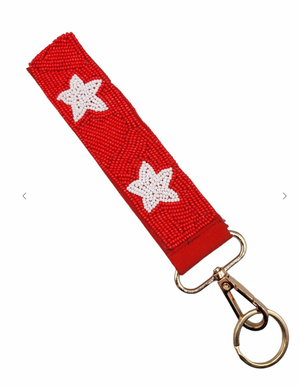 Star Beaded Keychain - 5 Colors