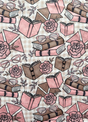 Buttery Shirley Lounge Sets - Bookworm Floral - (Small - 3X)