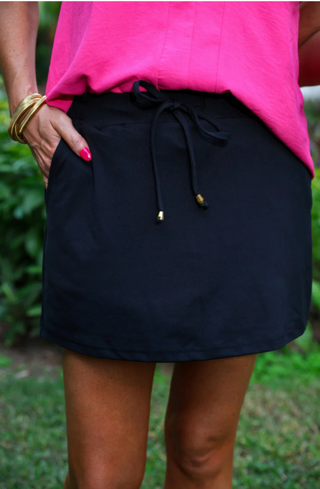 The Bailey Skort - Black (Small - 3X)
