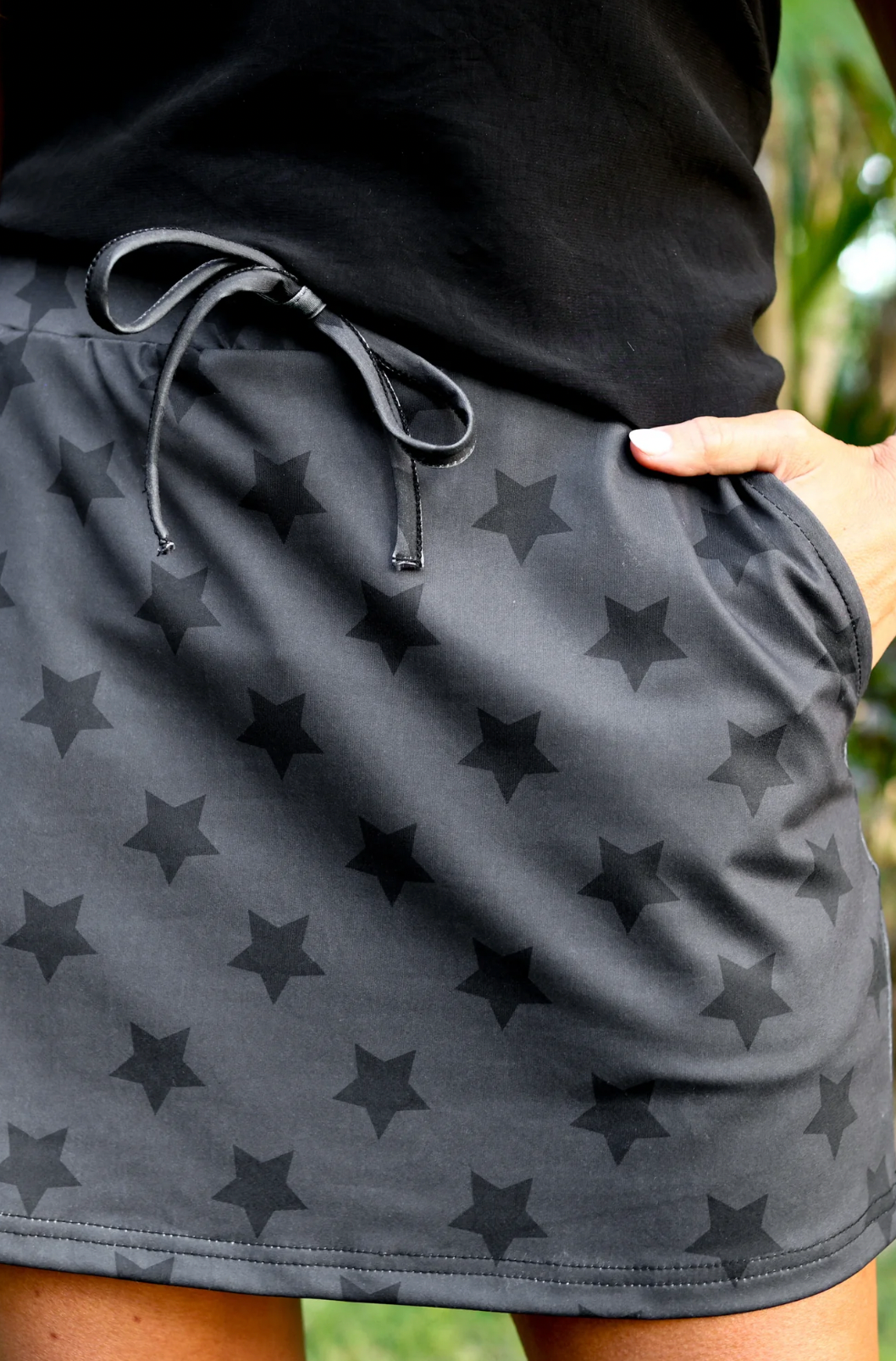 The Bailey Skort - Charcoal Star (Small - 3X)