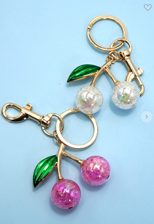 Cherry Bag Charm - 2 Colors