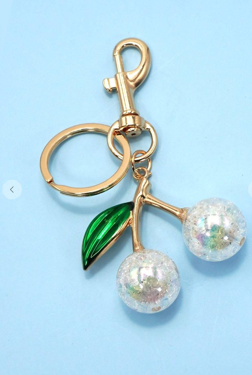 Cherry Bag Charm - 2 Colors
