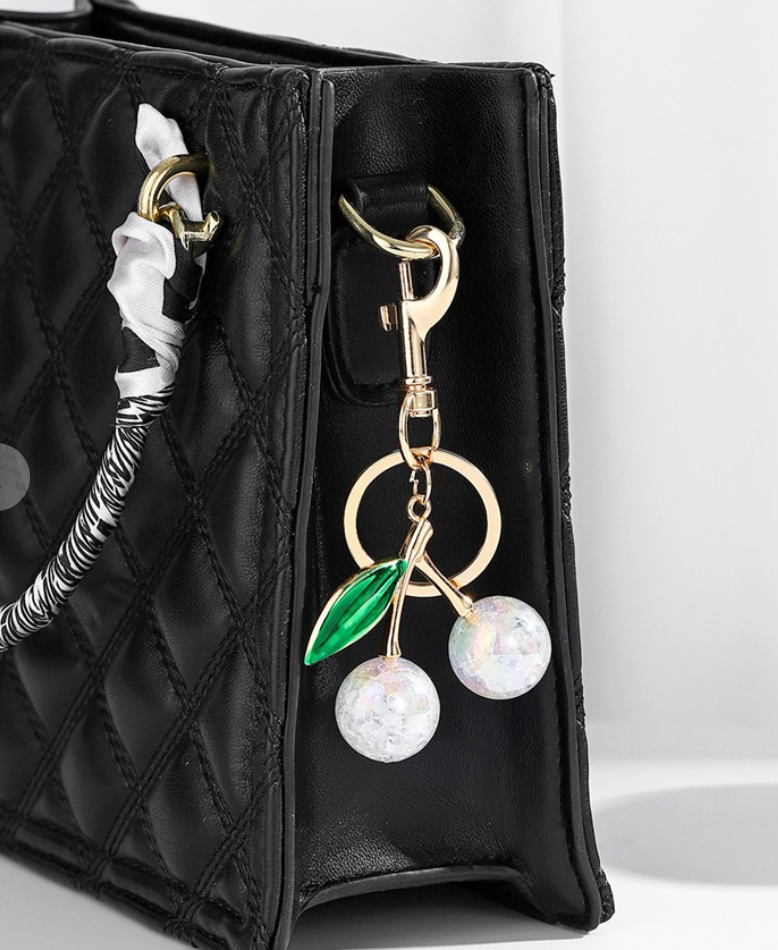 Cherry Bag Charm - 2 Colors