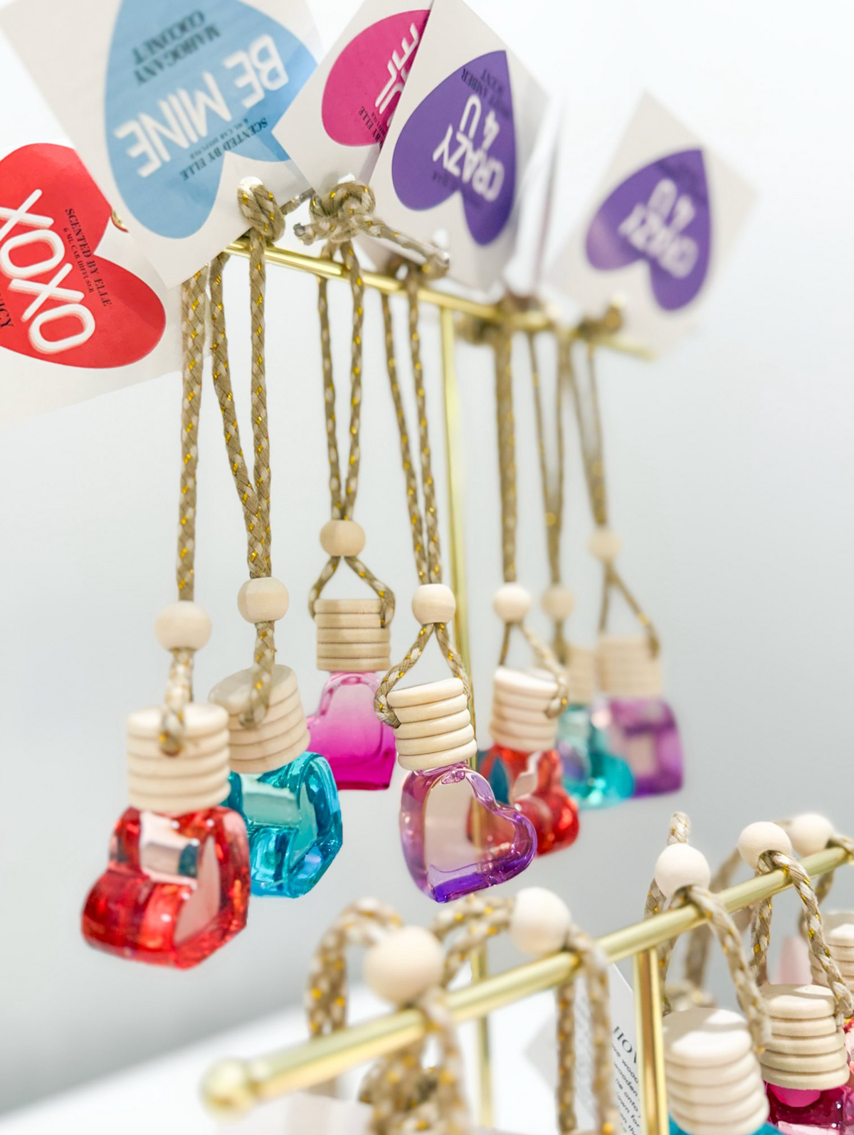 Valentines Car Diffusers - 4 Scents/Colors