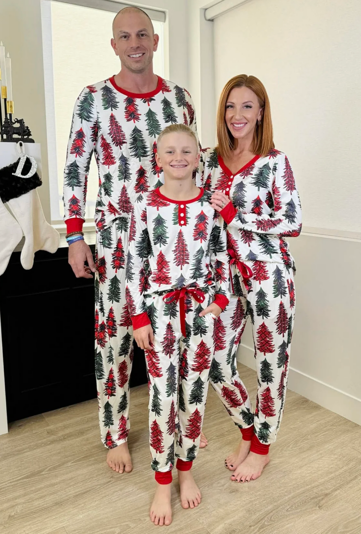 PREORDER Buttery Shirley Family Lounge Sets - Plaid Tree - FINAL SALE
