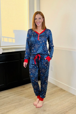PREORDER Buttery Shirley Family Lounge Sets - Snowflake - FINAL SALE